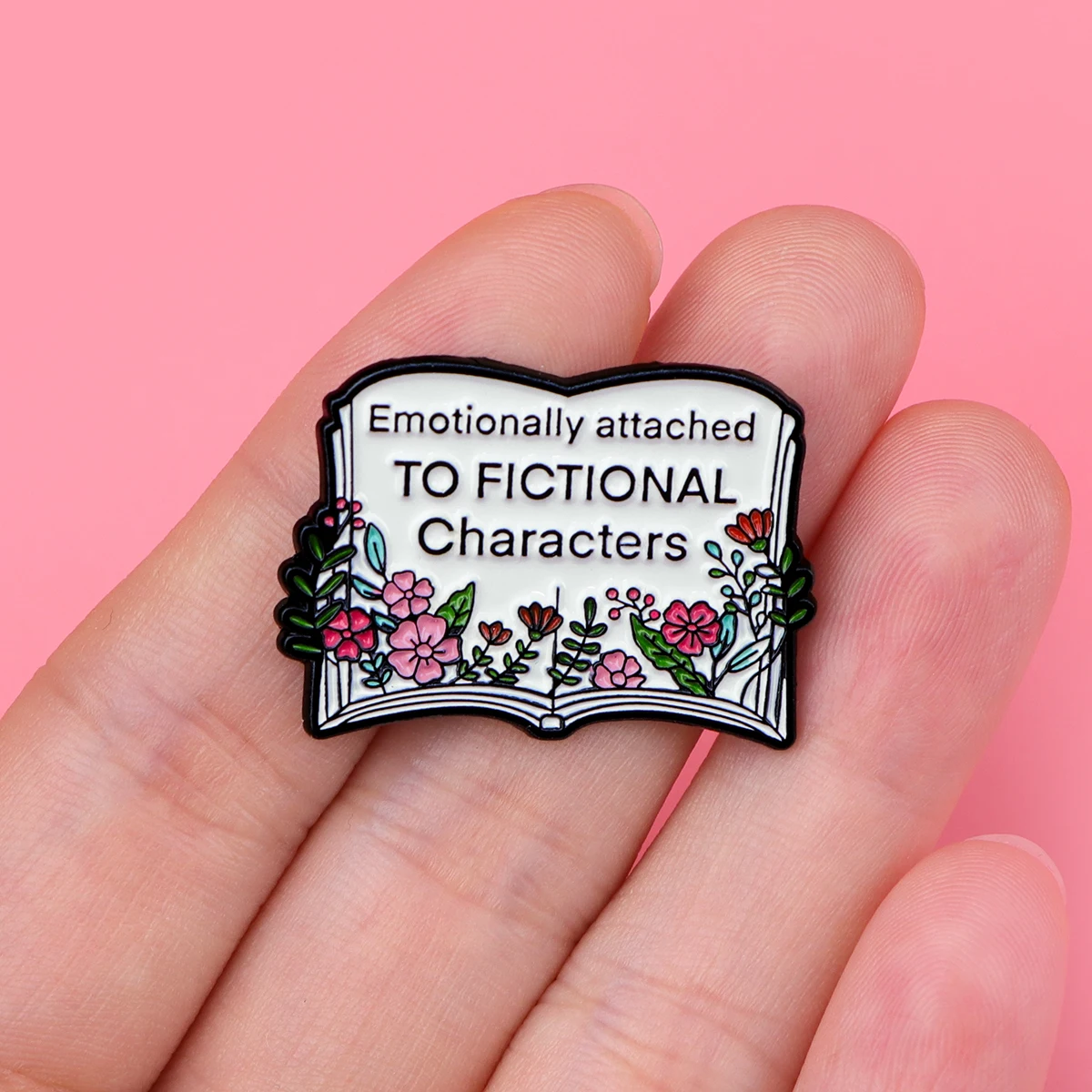 Motivational Phrase Enamel Pins BOOK Women's Brooches Men Lapel Pins Badge on Backpack Costume Accessories Phrase Jewelry Gifts