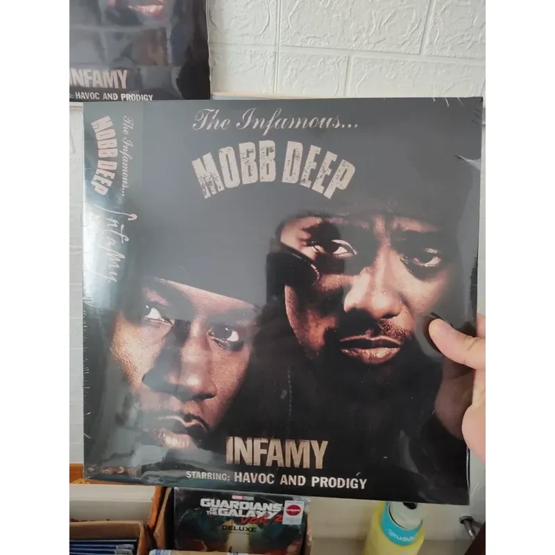 

Limited Number Brown Glue LP2 Disc Mobb Deep Infamy Vinyl Record for Genuine Brand New Unopened