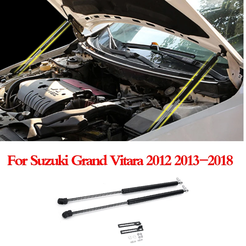 For Suzuki Grand Vitara 2012- 2018 Car Front Hood Engine Cover Supporting Hydraulic rod Lift Strut Spring Shock Bars Bracket