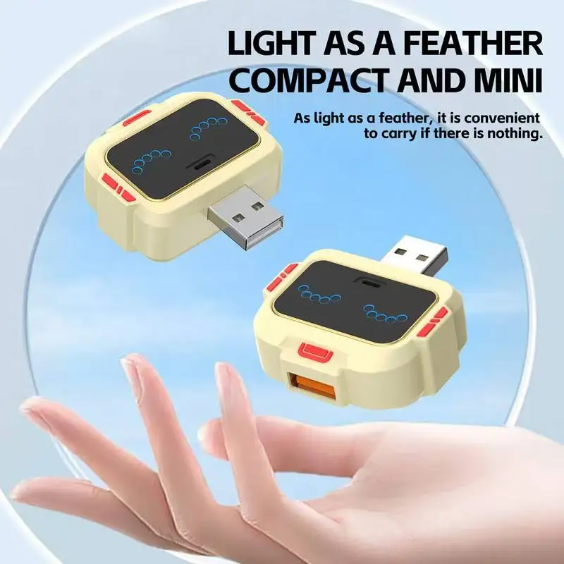 Voice-Controlled USB Smart Adapter, Featuring Offline Voice Control Can Voice-Switch Devices, Plug-And-Play Connection for Home