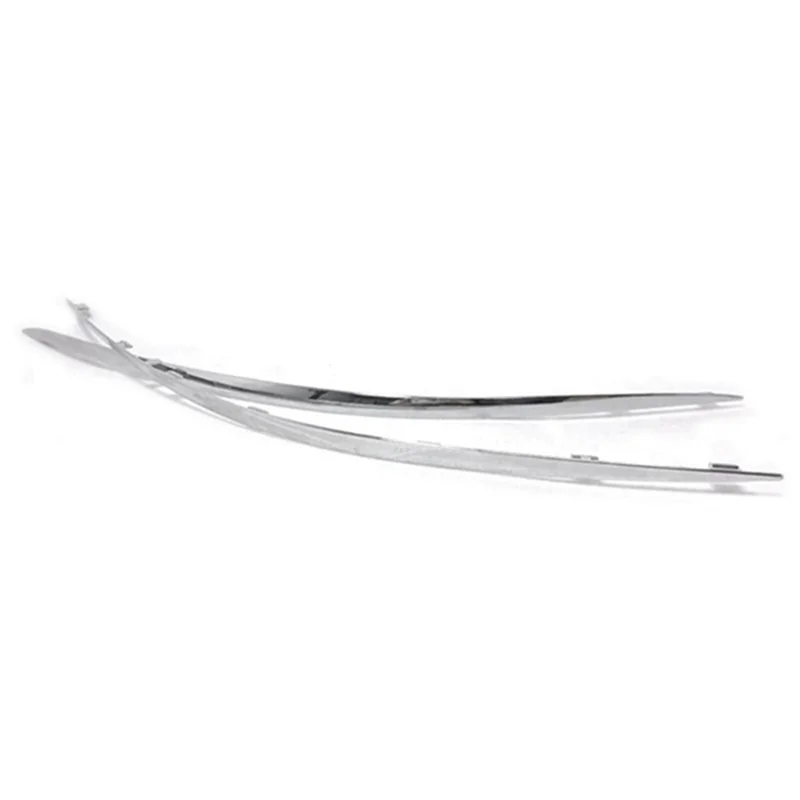 LH or RH or 1 Pair Front Bumper Chrome Strip Trim Molding for Mercedes W211 2006-2009 2118852321 2118852421