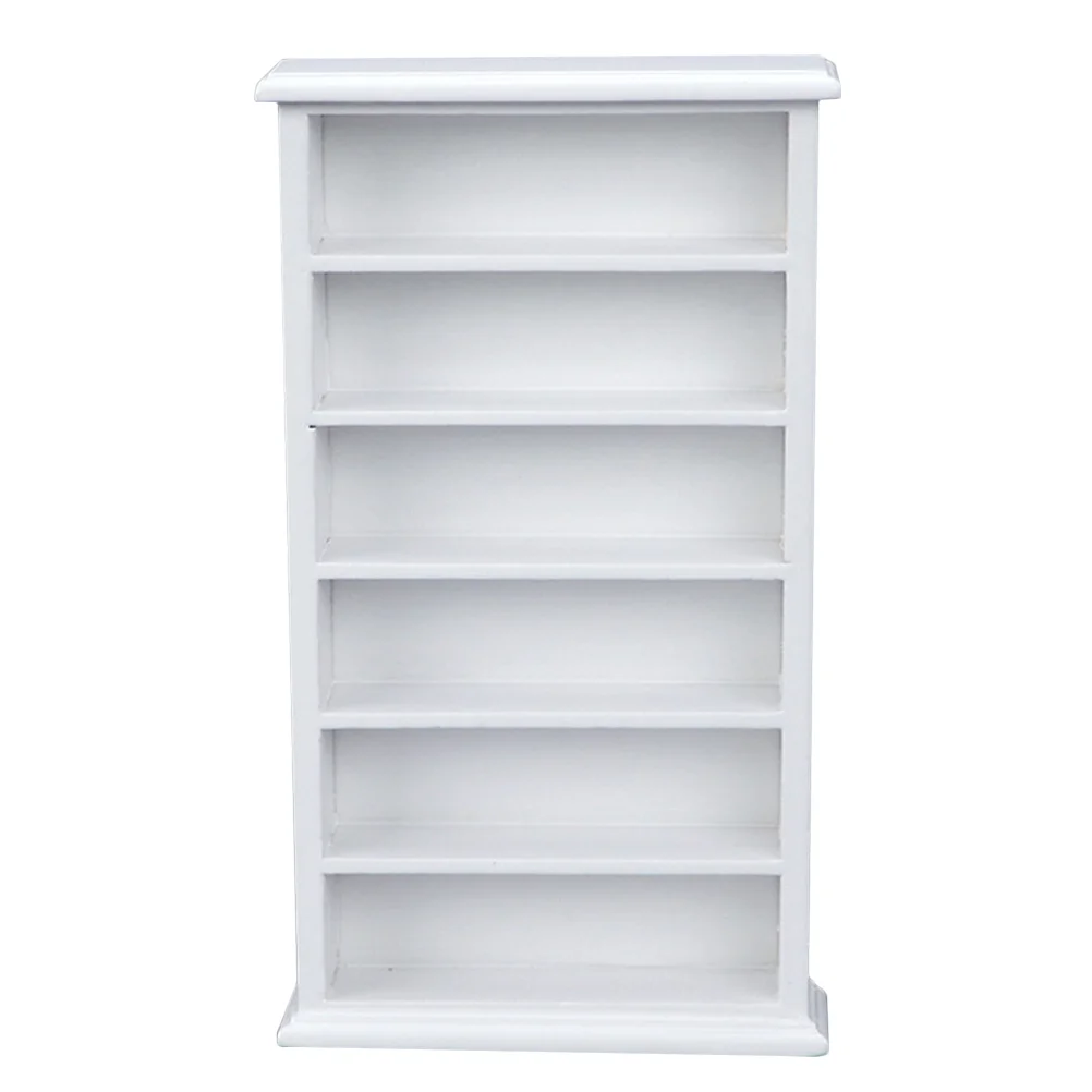 

Small Bookcase for Space Miniature House Furniture Model Cosplay Playhouse Accessories Bin