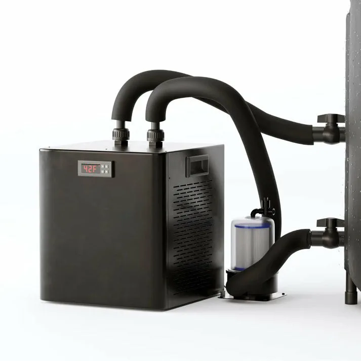 

1/2HP Portable Cooling Machine Small Cold Therapy Water Chiller with Ice Bath and Filter 220v Portable Ice Bucket and Box