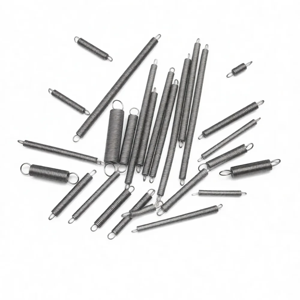 Industrial Tension Spring 0 5mm Wire Diameter Coil With Hooks Reliable Retraction Force Mechanical Equipment Spare Hardware Tool