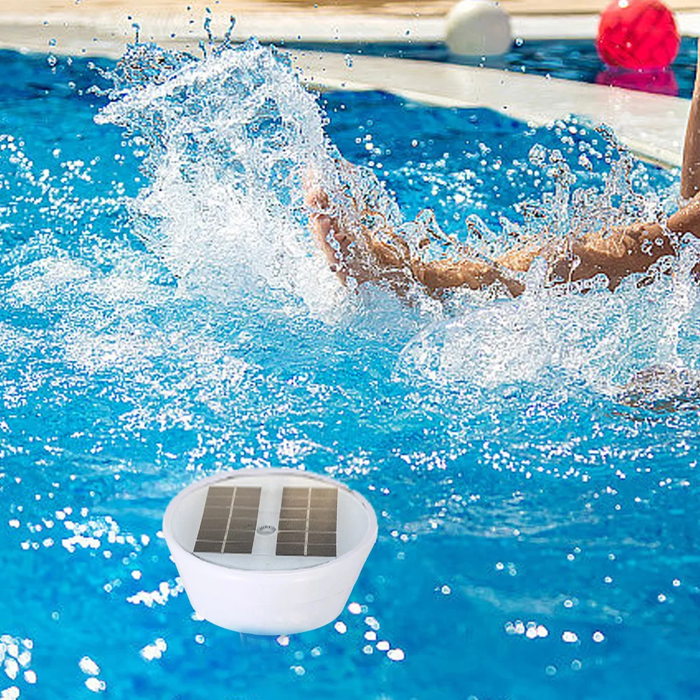 Solar Copper Pool Ionizer Floating Pool Cleaner Chlorine-Free Sun Shock & Water Purifier Pool Accessories