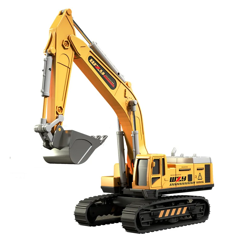 

Simulated alloy digging mixer forklift big tower crane engineering series Model car children's toys