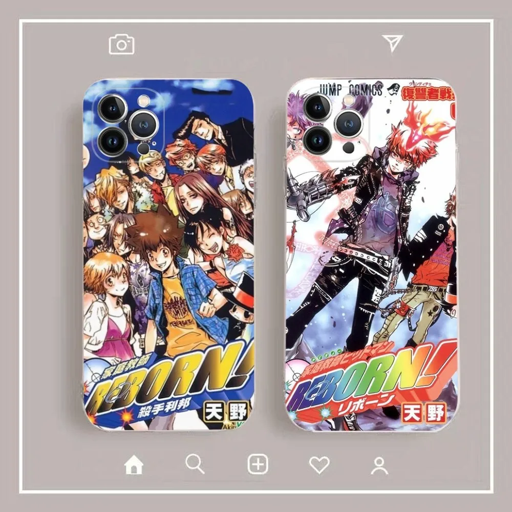 Katekyo Hitman Reborn Phone Case For iPhone 15 14 11 12 13 Mini Pro XS Max Cover 6 7 8 Plus X XR SE 2020 Funda Shell