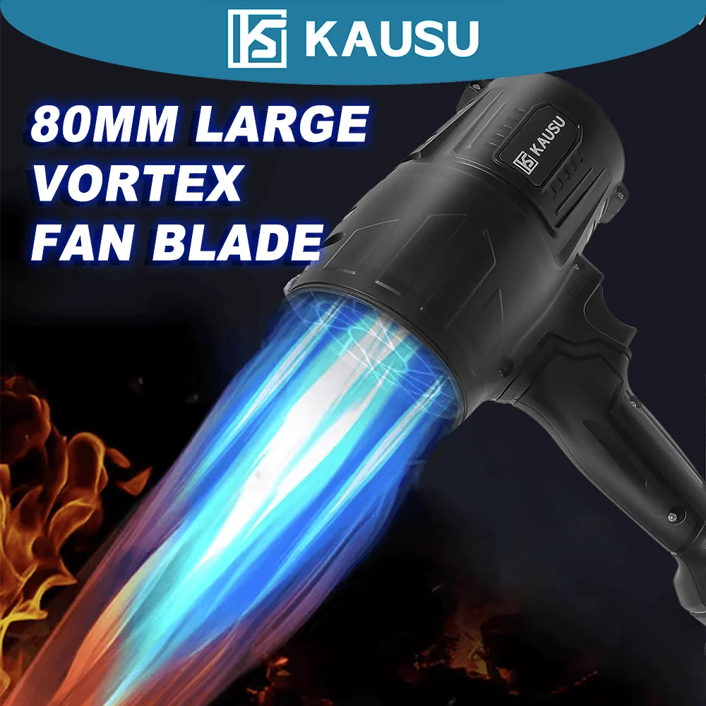 Cordless Electric Blower Jet Fan Lithium Battery Powered Handheld Dust Leafs Snow Removal Power Tool For Makita 18V Battery