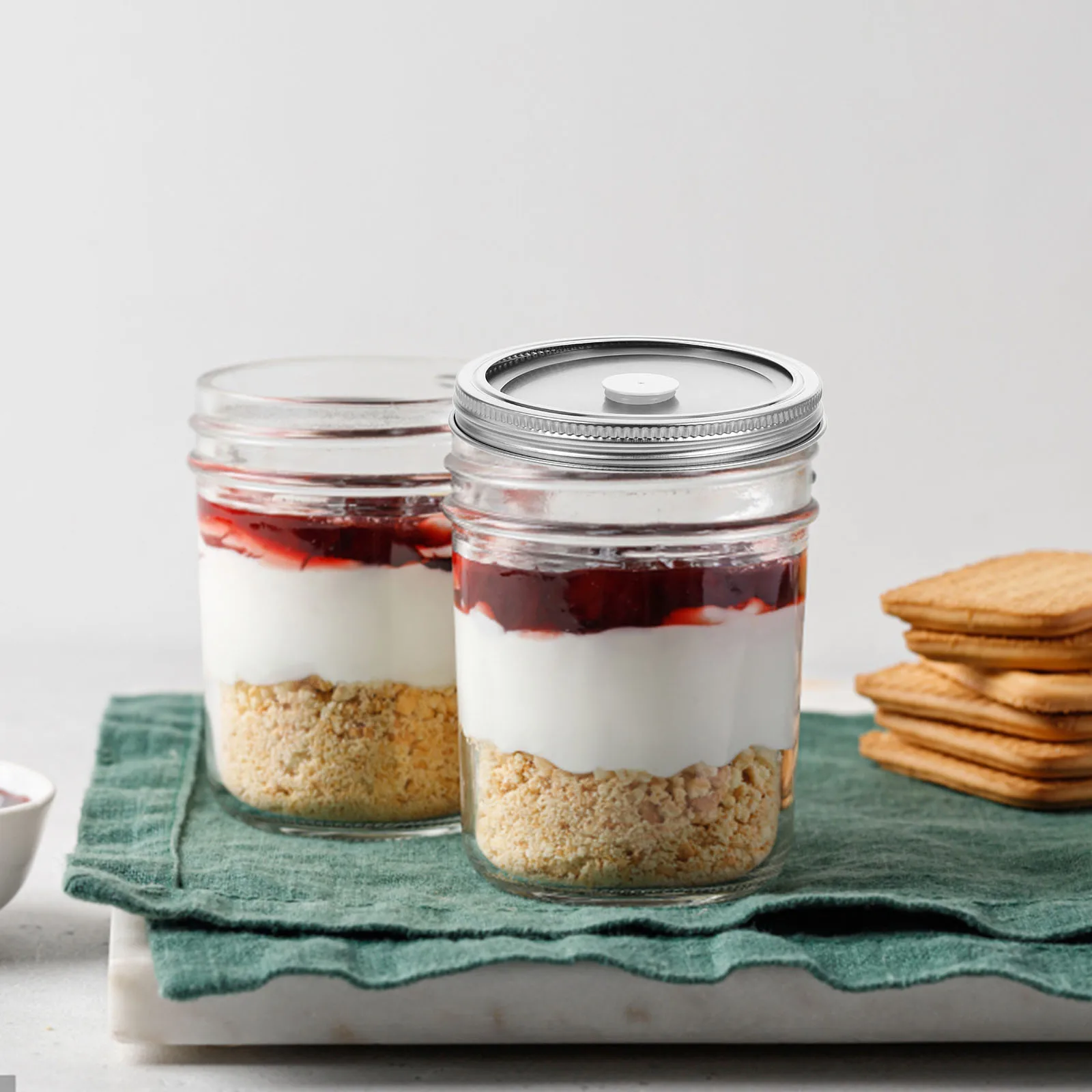 304 الفولاذ المقاوم للصدأ جرة فراغ السدادة عدة فراغ ختم غطاء ل ميسون الجرار تعليب لوازم تخزين المواد الغذائية تعليب الإمدادات #6