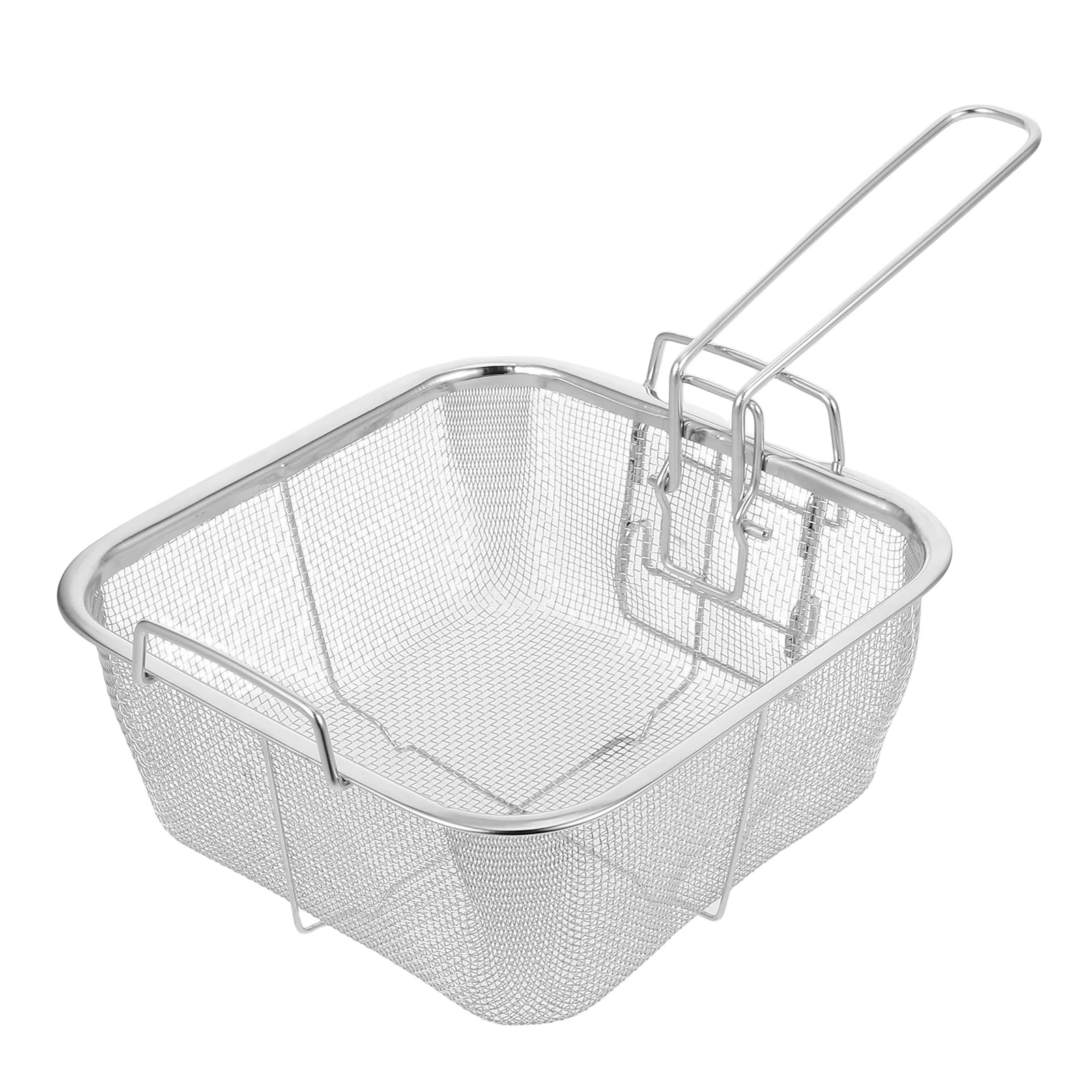 

Deep Fryer Stainless Steel Vegetable Sink Drainage Mesh Colander Kitchen Sink Food Strainer Kitchen Strainer Fruit Veggie