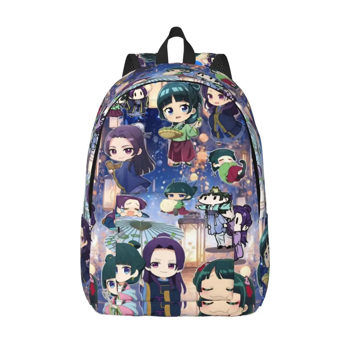 The Apothecary Diaries Anime Backpack Men Women Casual High School Business Daypack Maomao Jinsi College Canvas Bags Lightweight