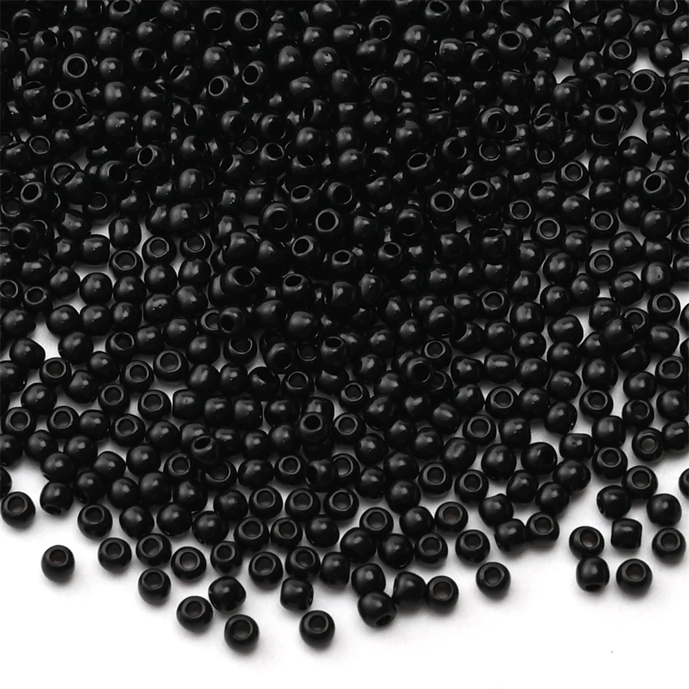 12/0 Uniform 2mm Opaque Glass Seed Beads Bottled Small Pony Beads for Jewelry Making DIY Needlework Bracelet Earring Craft