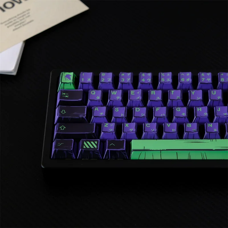 Comic mixed lamp BOW initial machine EVA can be used as a small language original keycap small full set of 78 keys hot sublimati view 3