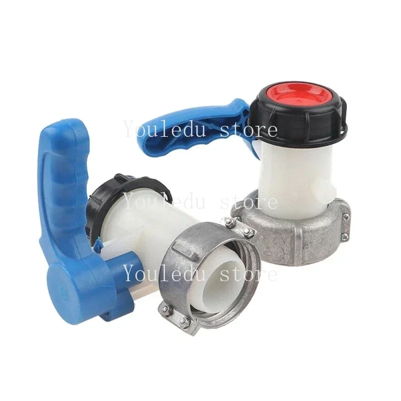 Imagem -03 - Adaptador de Tanque Ibc 1000l Dn50 62 75 mm Litro 62 mm para Exportação Macho Polegada Interruptor de Válvula Borboleta Acessórios Ferramentas Ferramentas de Jardinagem