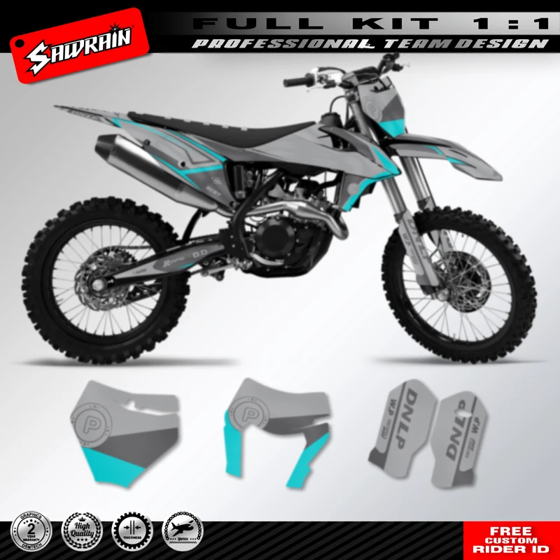 

Sawrain для KTM SXF 2019 2020 2021 2022 EXC 2020 2021 2022 2023 мотоциклетные графические наклейки, комплект наклеек, номер, имя, заказ