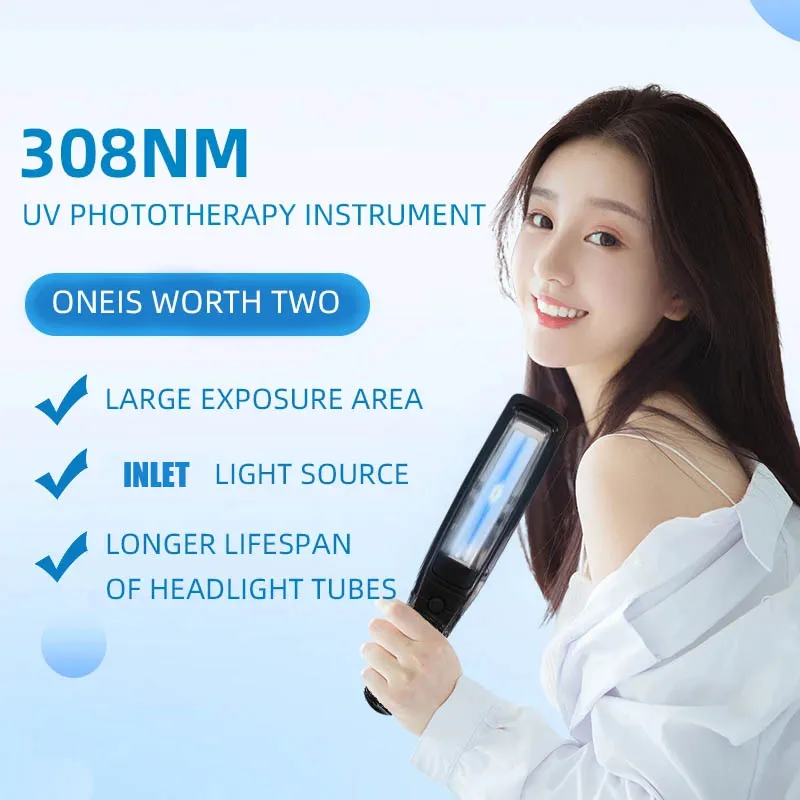 

uvb 311nm lamp Psoriasis Vitiligo White Spots Skin Disease Therapy Lamp 311nm Ultraviolet Phototherapy Instrument use UVB Lamp