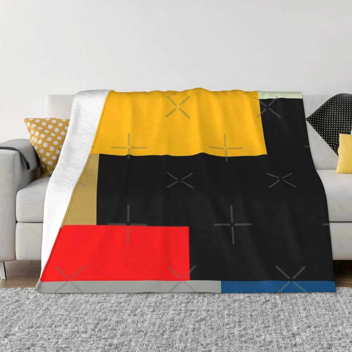 Modernism One Plush Blanket Winter Blankets Custom Blanket Personalized Throw Blanket