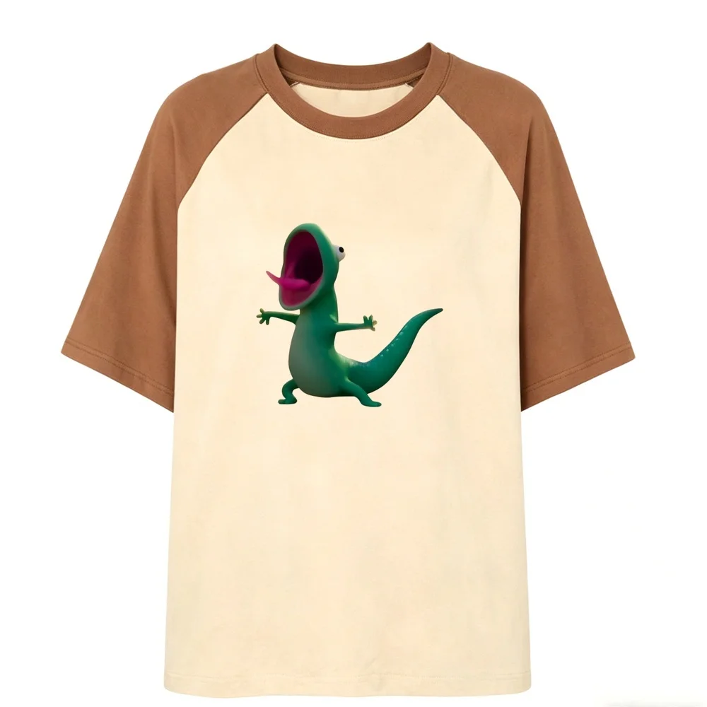Lizard tshirt teen gyaru baddie meme aesthetic graphic t-shirt streetwear emo party anime