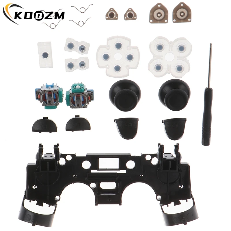 L1 R1 L2 R2 Trigger Knoppen 3d Analoge Joysticks Thumb Sticks Kit Voor Ps4 Reparatie
