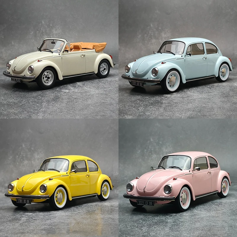 NOREV 1:18 Fusca 1303 Cabriolet Conversível: Coleção e Apreciação de Modelos de Carros em Liga Metálica