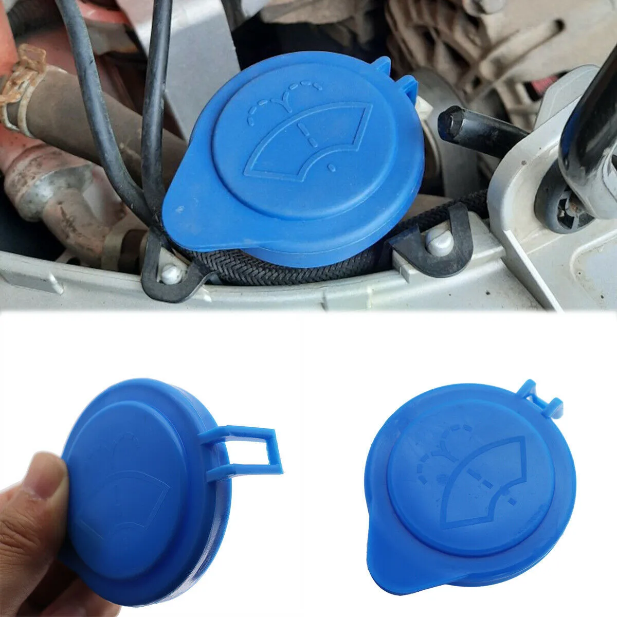 

Accessories Reservoir Bottle Cap 2011-2015 Windshield Blue Brand New Lid Parts Plastic Spare Wiper Cover Fluid