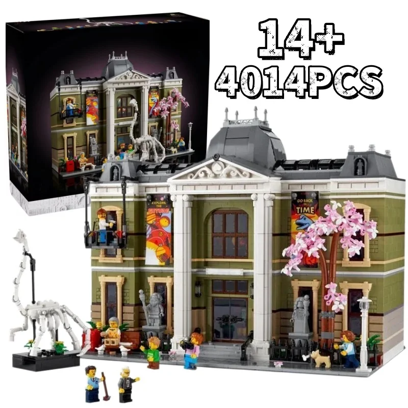 

2026newe 4014PCS Natural History Museum10326 Biggest Modular Building Set Architecture Street View Building Blocks Toy Kids Gift