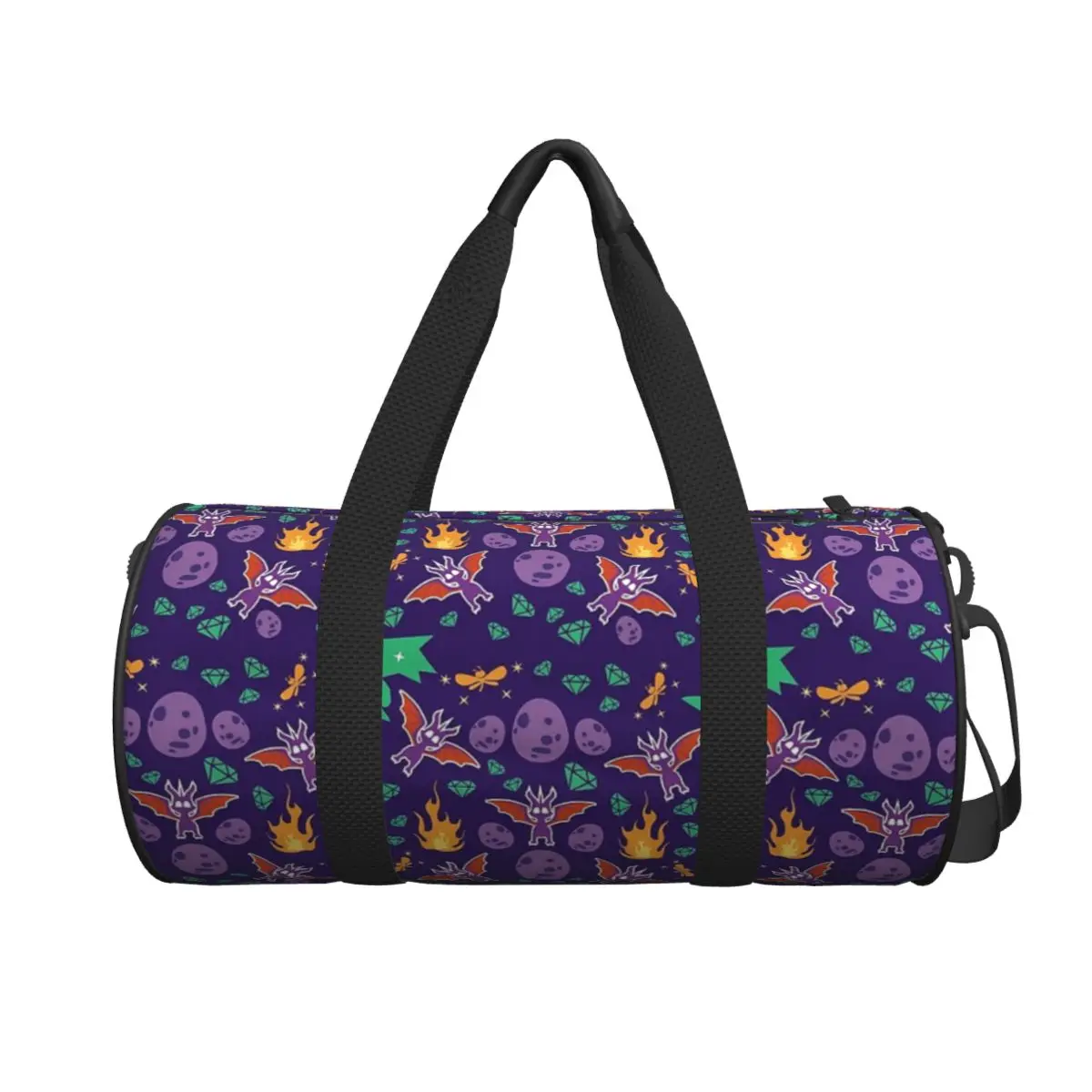 

Spyro Pattern Large Duffle Gym Bag Multi-Functional Duffle Travel Bags Handbags Fitness bag
