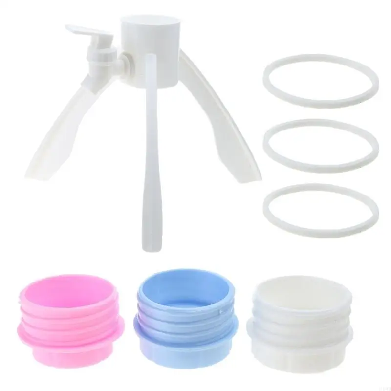 F19B Practical Portable Mineral Water Bottle Water Dispenser Triangular Drinking Rack