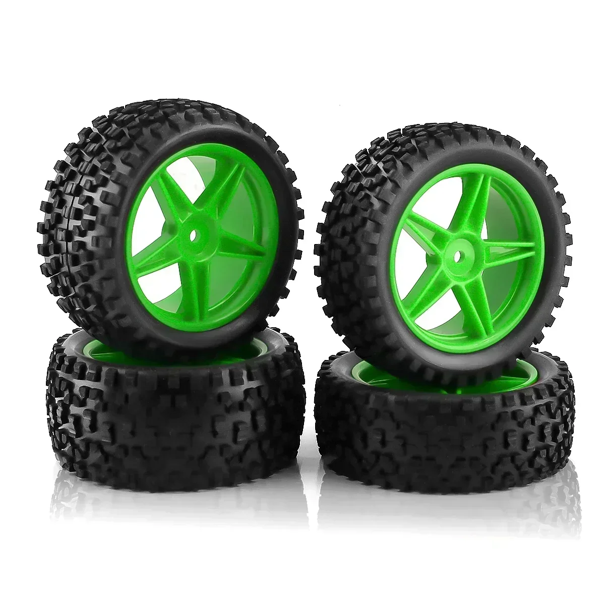 4pcs 87mm Tire Wheel Tyre for Wltoys 144001 144010 124007 124017 124019 Tamiya TT02B HSP 1/10 1/12 1/14 RC Car Off Road Buggy view 4