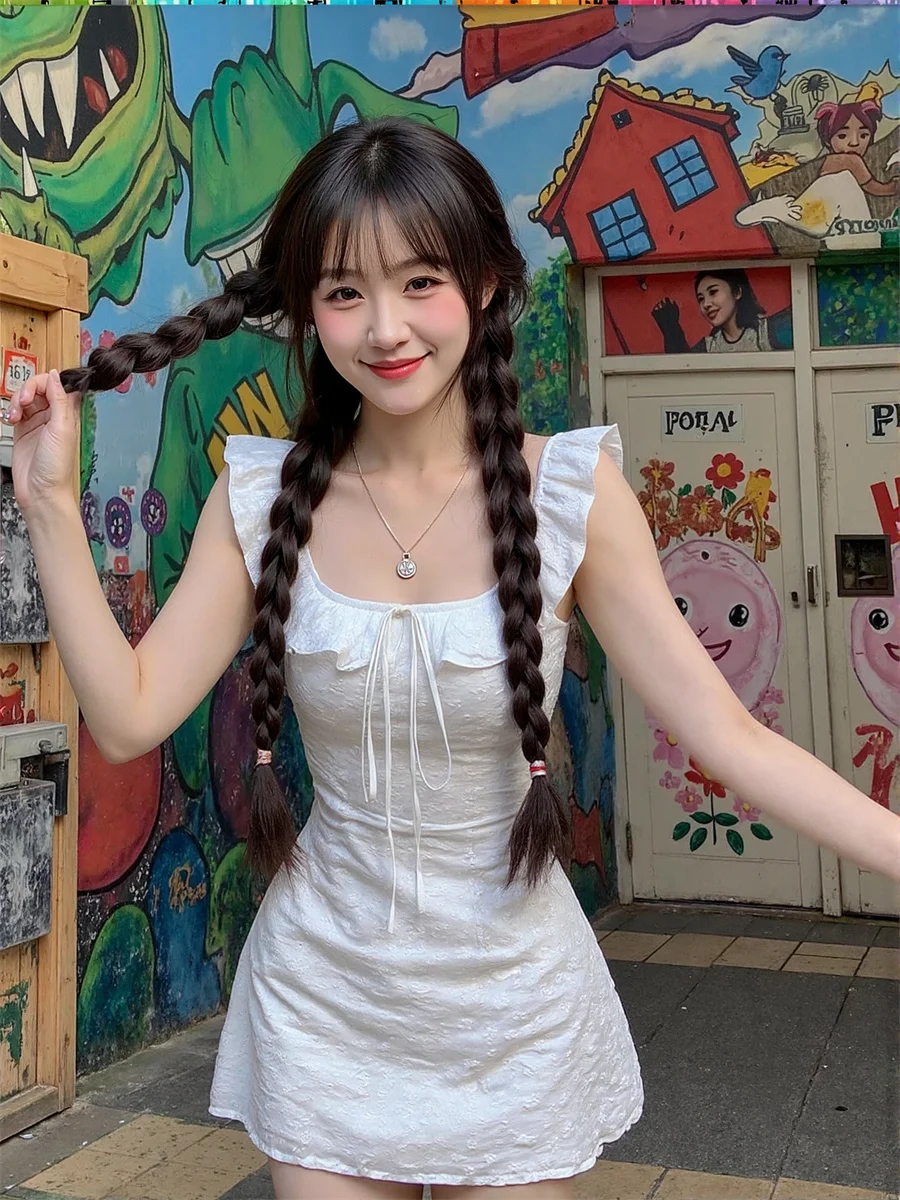 فستان نسائي أصفر على شكل حرف a صيفي قصير بأكمام طويلة ورقبة عالية وياقة مدورة محبوك قابل للتمدد مناسب للمكتب للسيدات احترافي #3