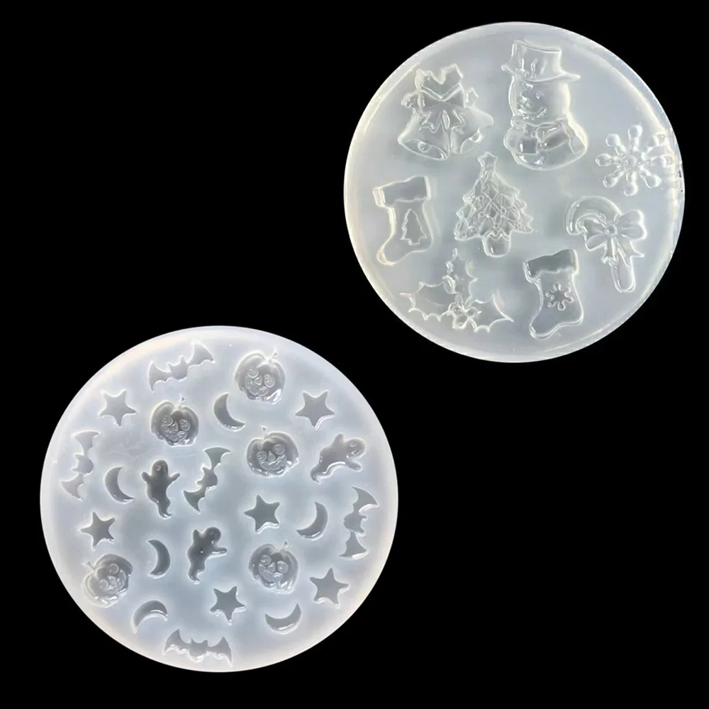 Nailart Halloween Mold 3d Carving Silicone Mould Template DIY Manicure Deco Tool