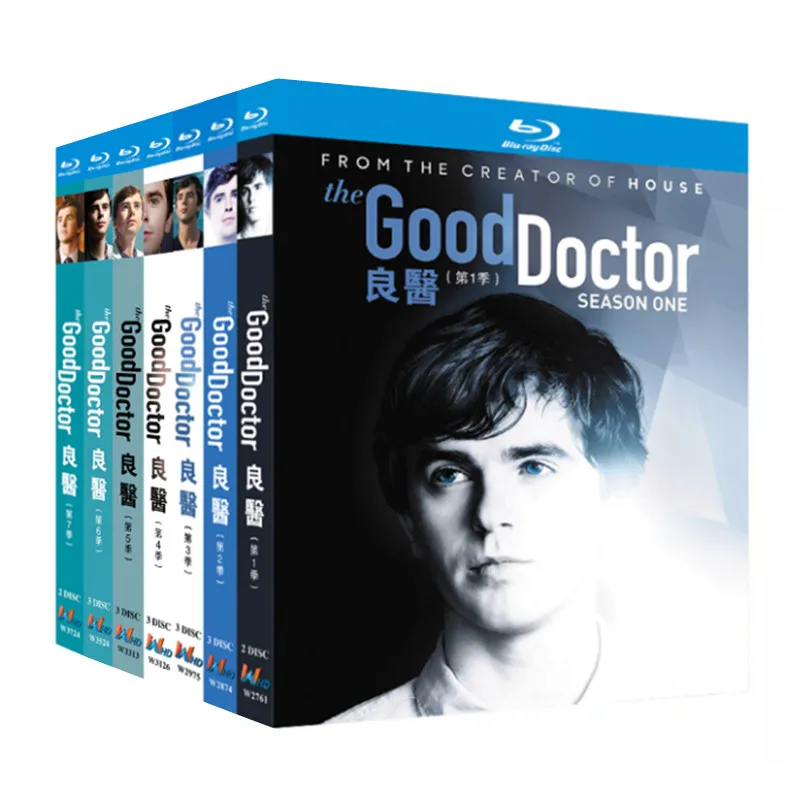 

Blu-ray Ultra HD TV Series The Good Doctor Seasons 1–7 Box Set with English and Traditional Chinese Subtitles