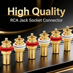 Hifi audio Gold Plated Female RCA Jack Socket Connector