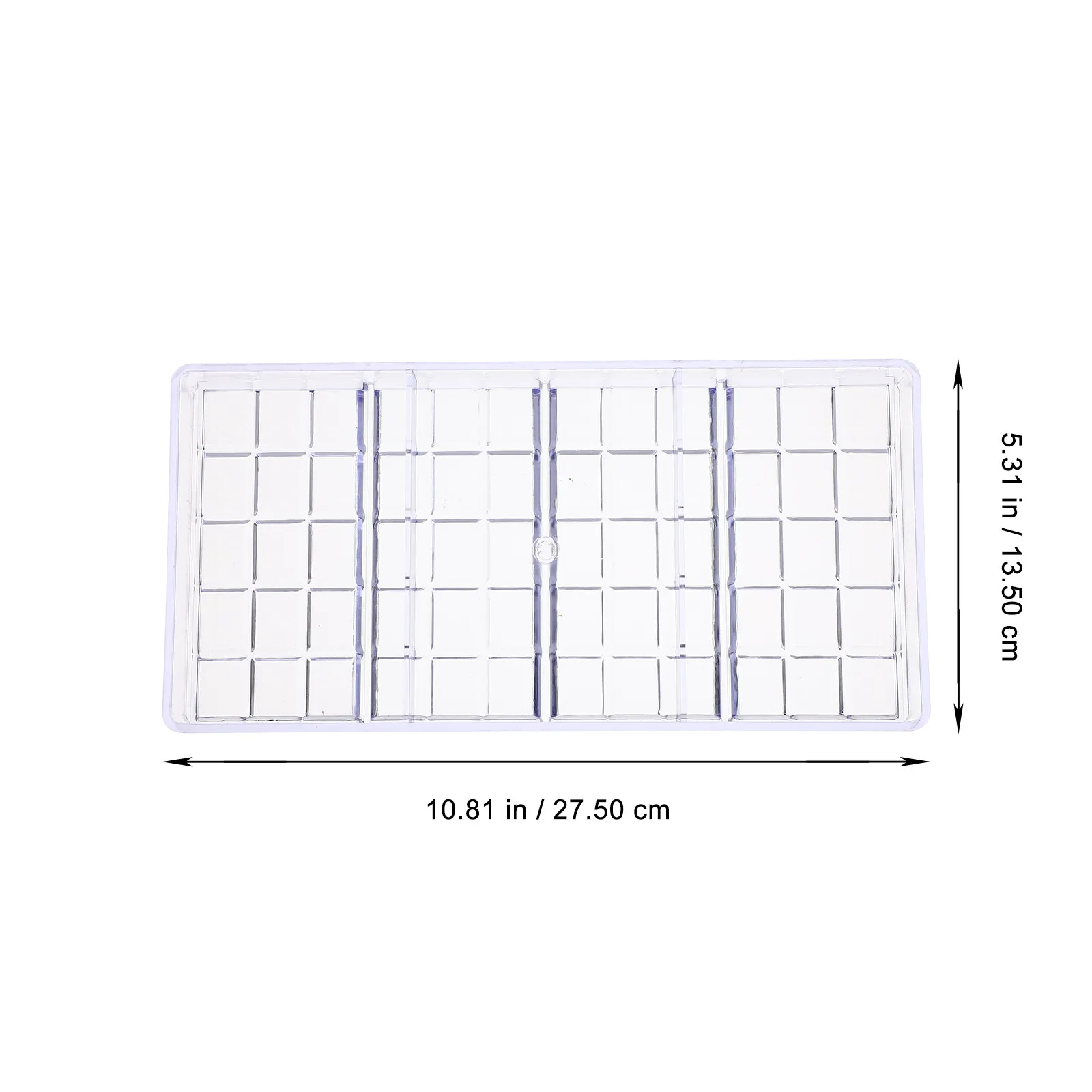 Plastic Clear Chocolate Mold Kit for Home Bakers and Professionals Easy to Use Smooth Surface Safe for Chocolate Making