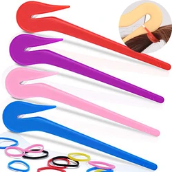 1Pc Elastische Haar Band Schneider Einweg Gummi Band Entferner Schmerzfrei Haar Krawatten Entfernen Werkzeug Headwear Cut Messer Zubehör