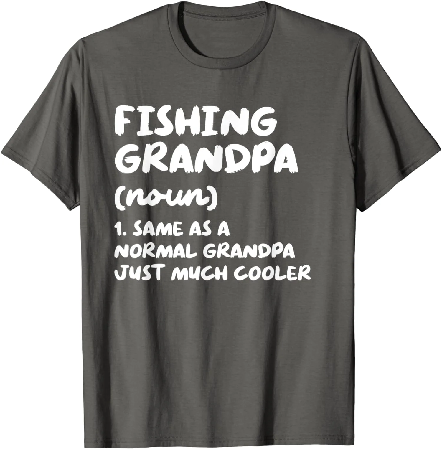 Fishing Grandpa Definition Funny Gift Men's Unisex Cotton T-Shirt Size S-5XL