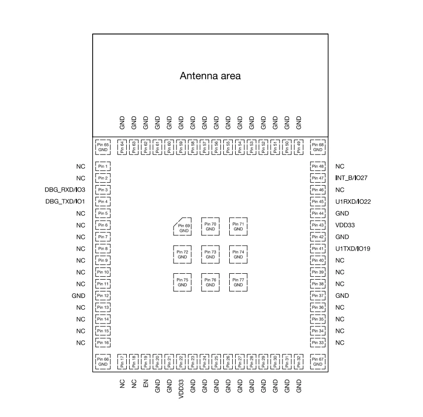 ESP32-PICO-V3-ZERO модуль Alexa Connect Kit (ACK) 2,4 ГГц WiFi Bluetooth 4 Мб флэш-памяти