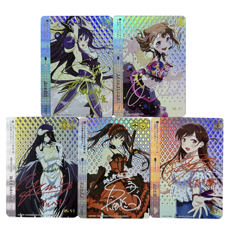 

Набор из 5 шт. Коллекционные карточки WS 04 DIY с персонажами аниме Toyama Kasumi, Tokisaki Kurumi, Ichinose Chizuru, цветные, для самостоятельного изготовления, подарок, игрушка