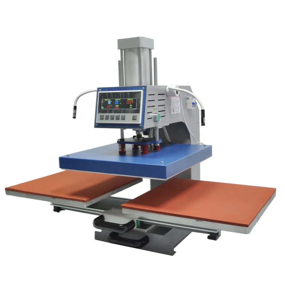 Dual T-Shirt Heat Press Machine Electric Automatic Heat Press Sublimation Double Station 40 X40 Heat Press Machine