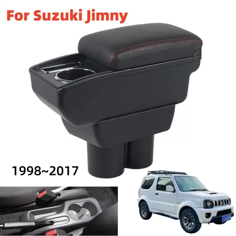 Para Suzuki Jimny JB23 JB43 1998 ~ 2017, Caja de Reposabrazos para Coche, Caja de Almacenamiento Central, Reposabrazos, Consola Central