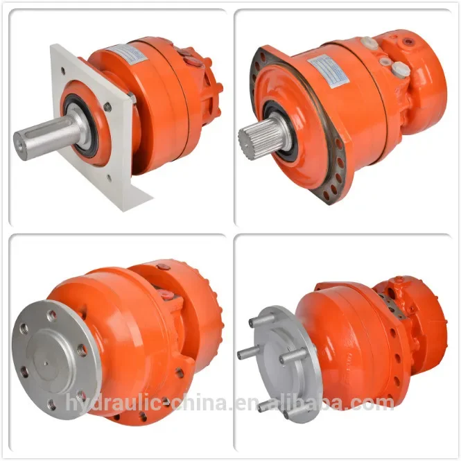 Poclain MS02 MSE02 MS05 MSE05 MS08 MSE08 MS11 MSE11 MS18 MSE18 MS25 MS35 MS50 MS83 low speed hydraulic piston wheel shaft motor