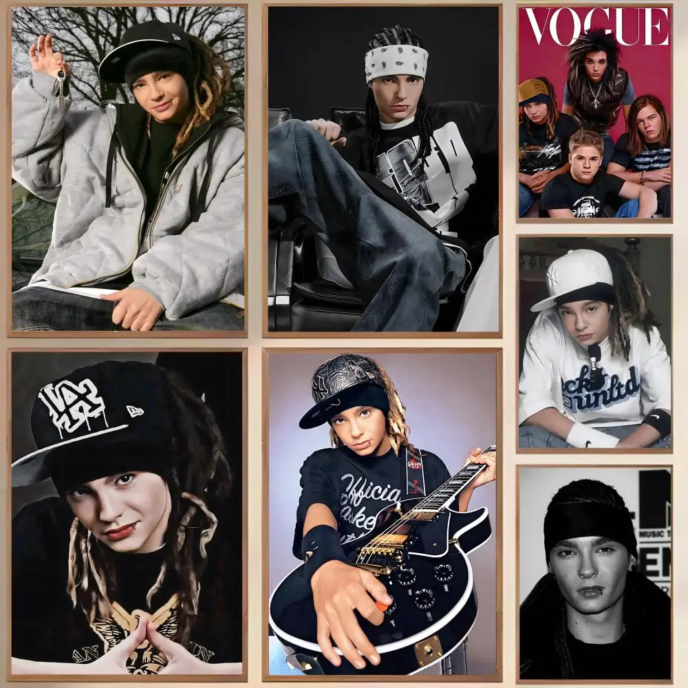 Póster de Hotel T-Tom Kaulitz T-Tokio, pegatina espacial perfecta, autoadhesiva para decoración artística de pared de cine en casa y oficina, regalo elegante