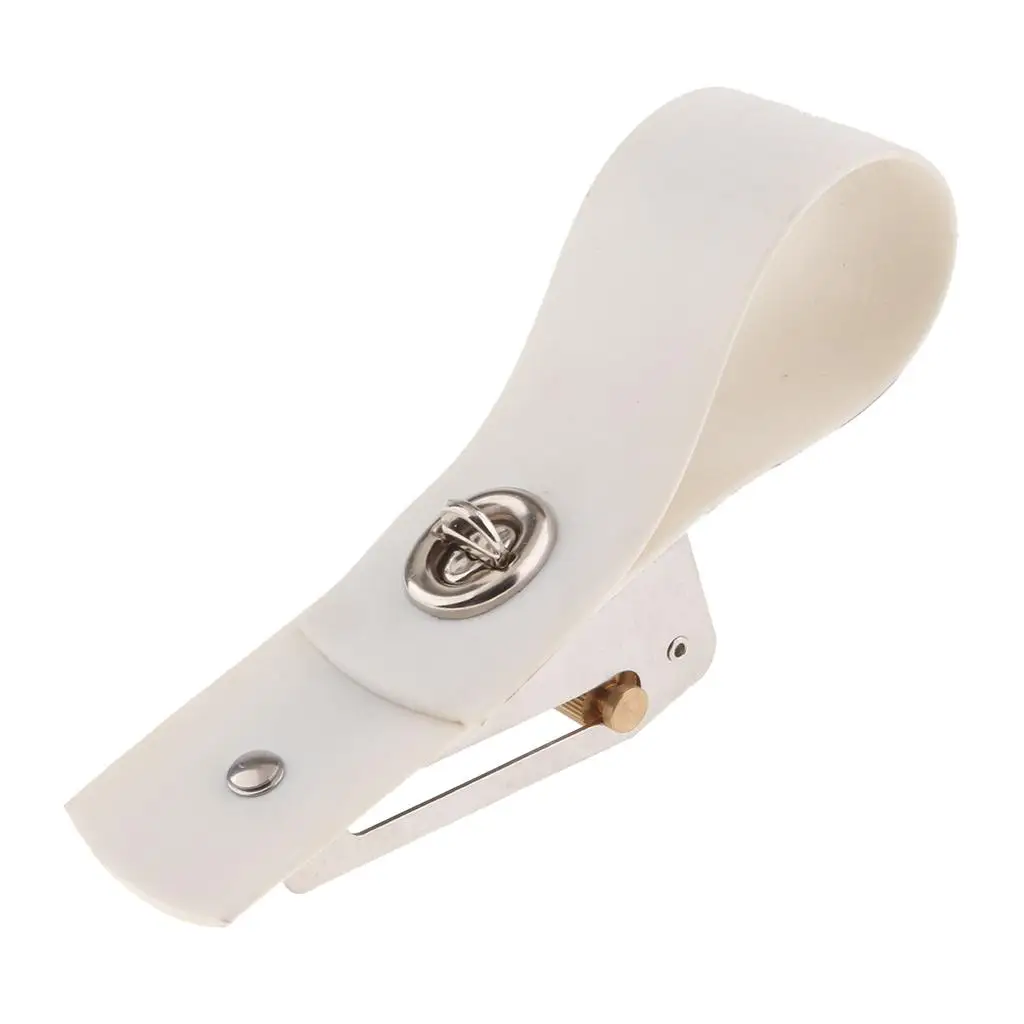 Boat Marine Adjustable White Holder Strap Adjusts 6.3 Inch Length