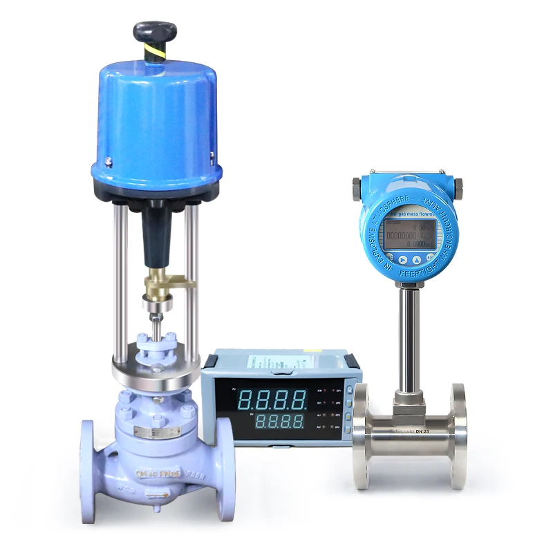 DN20 Factory Direct Sales 1 inch Pulse Output N2 Nitrogen Gas flowmeter Thermal Mass Flow Meter