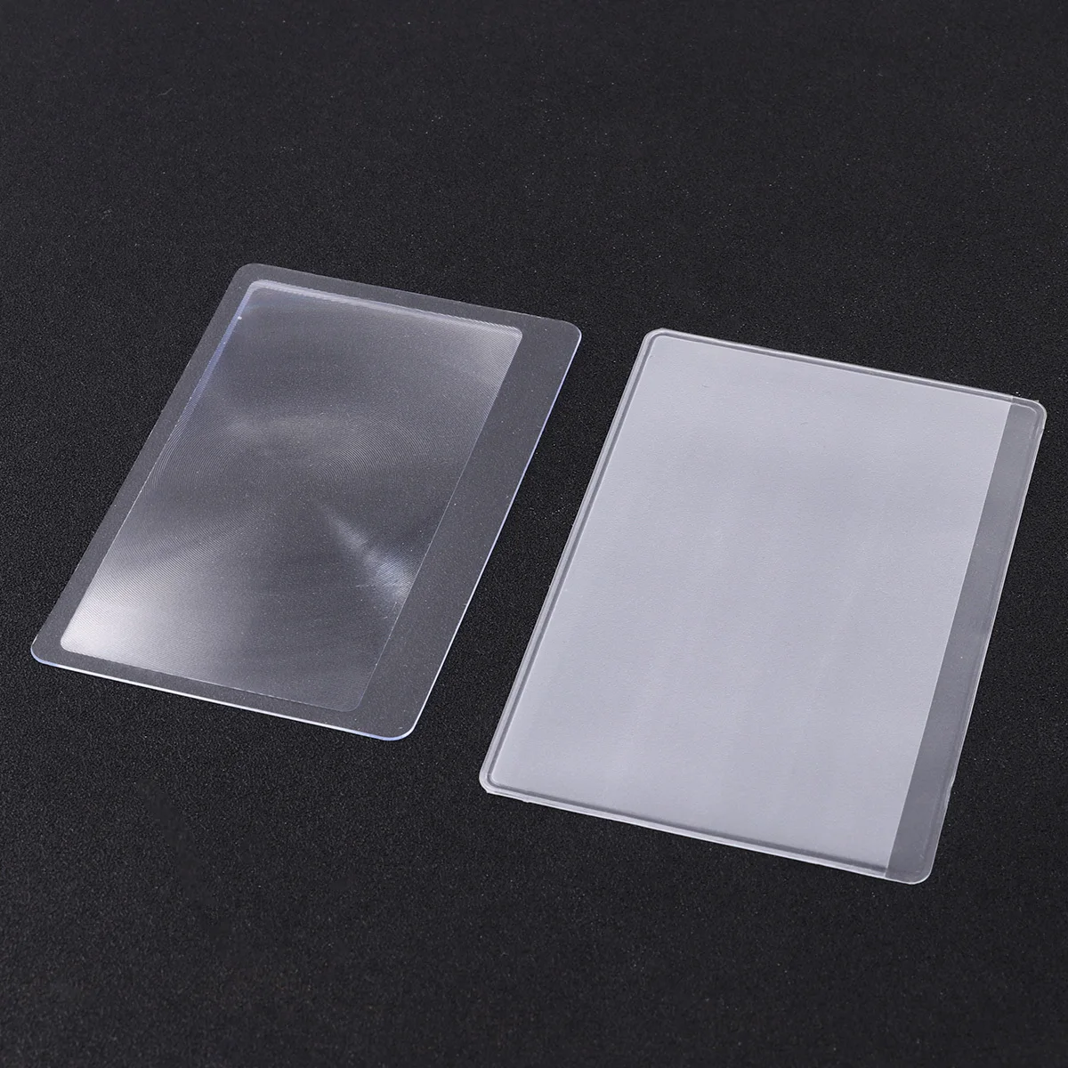 

8Pcs Portable Card Magnifier Lightweight Creative Design for Reading Crossword Games Jewelry Inspection Magnifying Lens