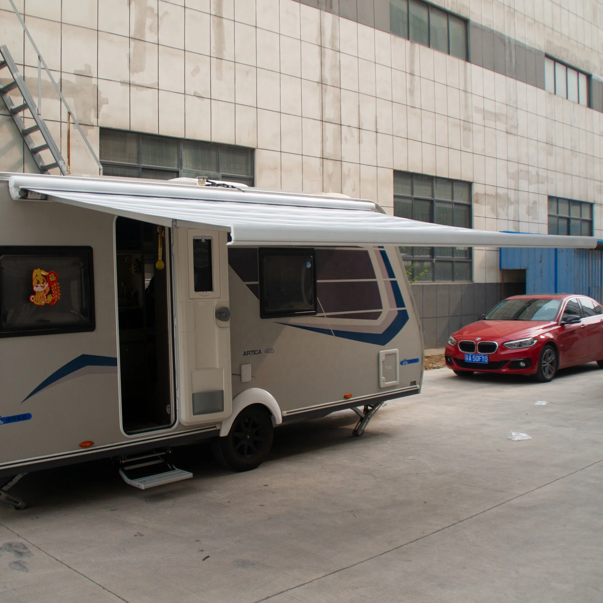 STLF S30 Soleflex المظلة الآلية المثبتة على الجانب من الألومنيوم مظلة RV المقاومة للماء #6