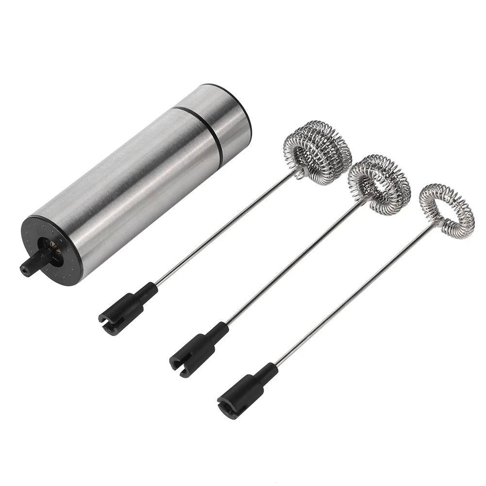 전기 스테인레스 스틸 우유 거품기 커피 교반기 블렌더 계란 비터 - 커피 애호가를 위한 가정용 주방기구