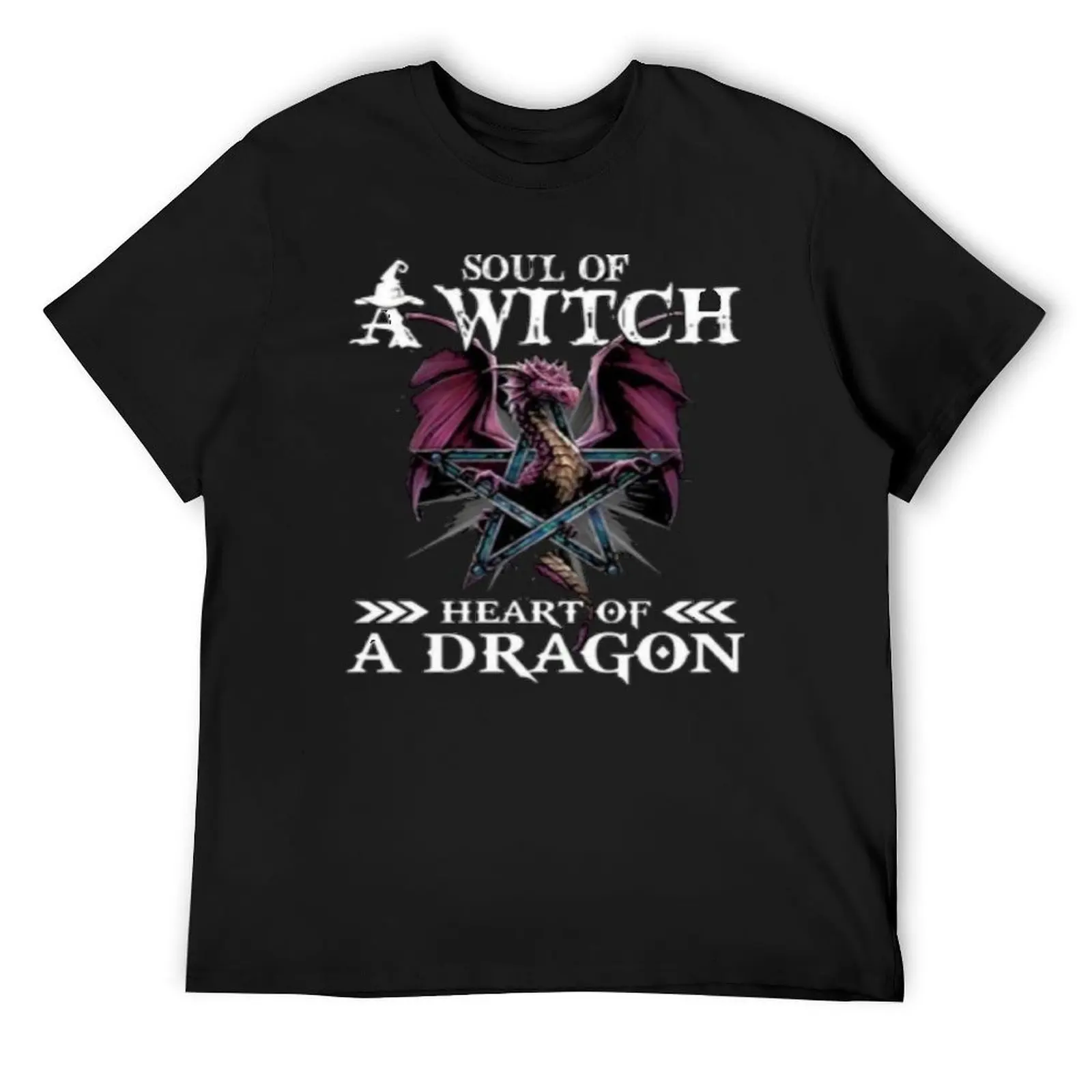 

Witch Dragon T-Shirt oversized Aesthetic clothing customizeds shirts graphic tee men