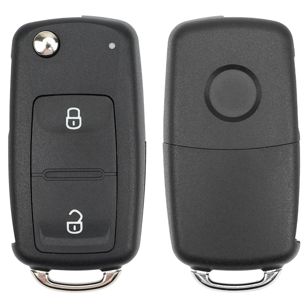 BEST KEY 2 Buttons Flip Remote Car Key Fob For VOLKSWAGEN VW Golf 4 5 Passat b5 b6 polo Touran 434MHz ID48 Chip 1J0 959 753 AG