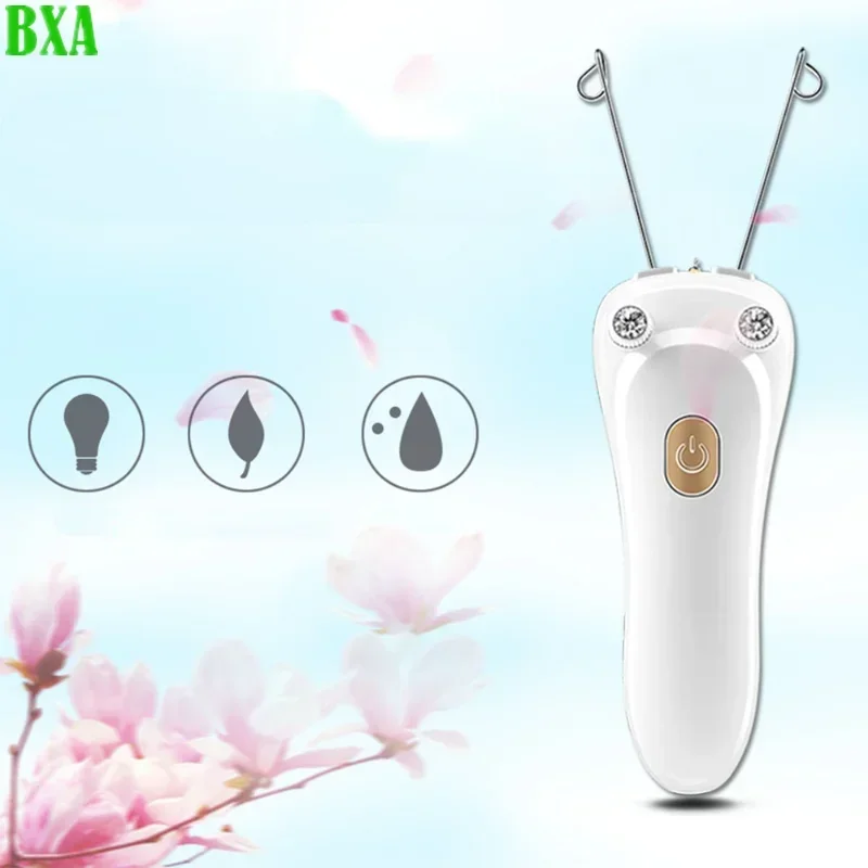 New Facial Electric Hair Remover Women Beauty Epilator Body Hair Removal Defeatherer Cotton Thread Depilator for All Body Parts